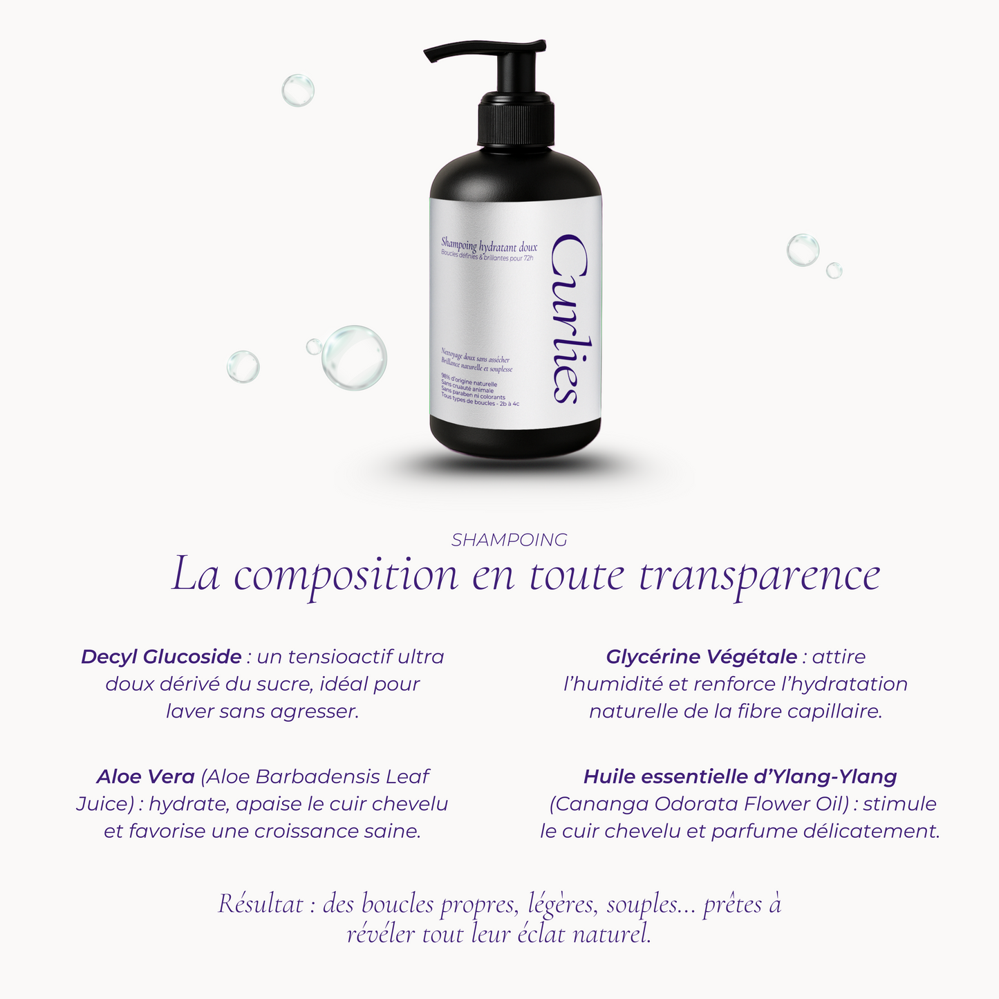 Le shampoing boucles doux & nourissant - 250ml