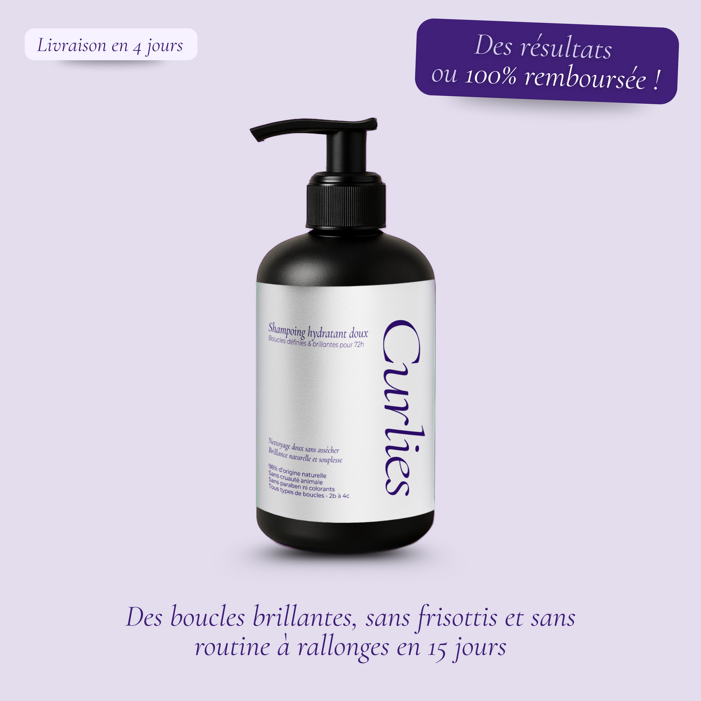 Le shampoing boucles doux & nourissant - 250ml
